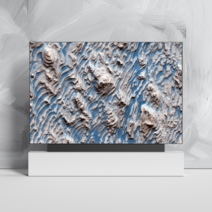 8K Mars ¦ Danielson Crater Print ¦ Satin Print (300gsm)