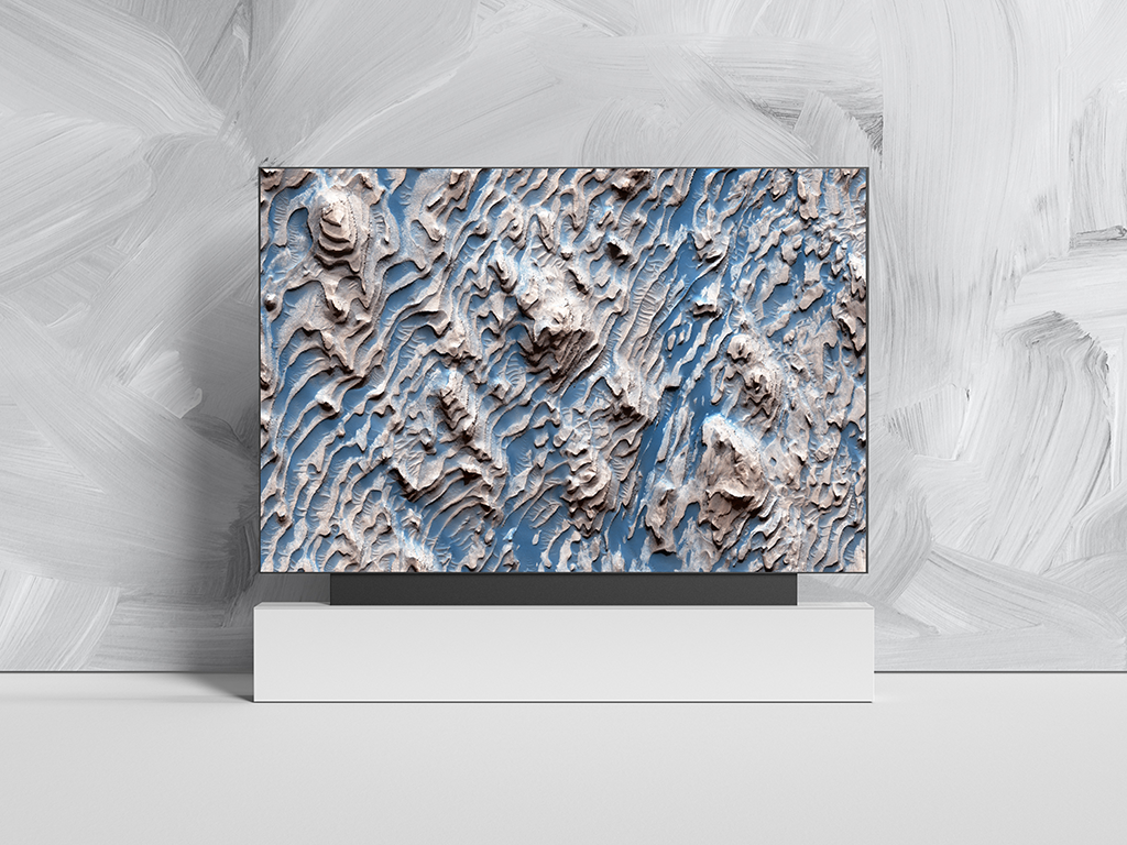 8K Mars ¦ Danielson Crater Print ¦ Satin Print (300gsm)