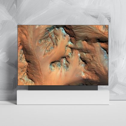 8K Mars ¦ Hale Crater Print ¦ Satin Print (300gsm)
