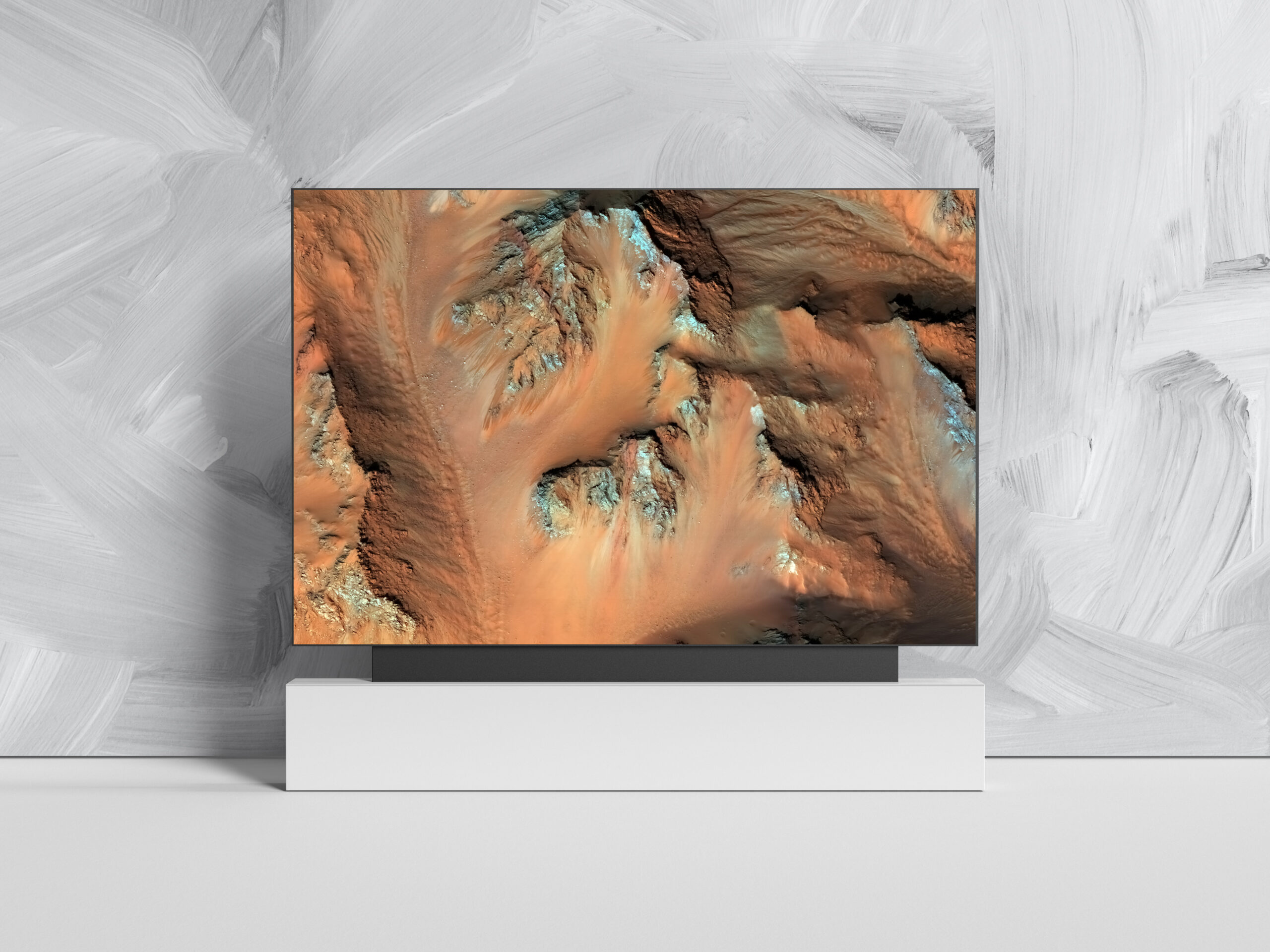 8K Mars ¦ Hale Crater Print ¦ Satin Print (300gsm)