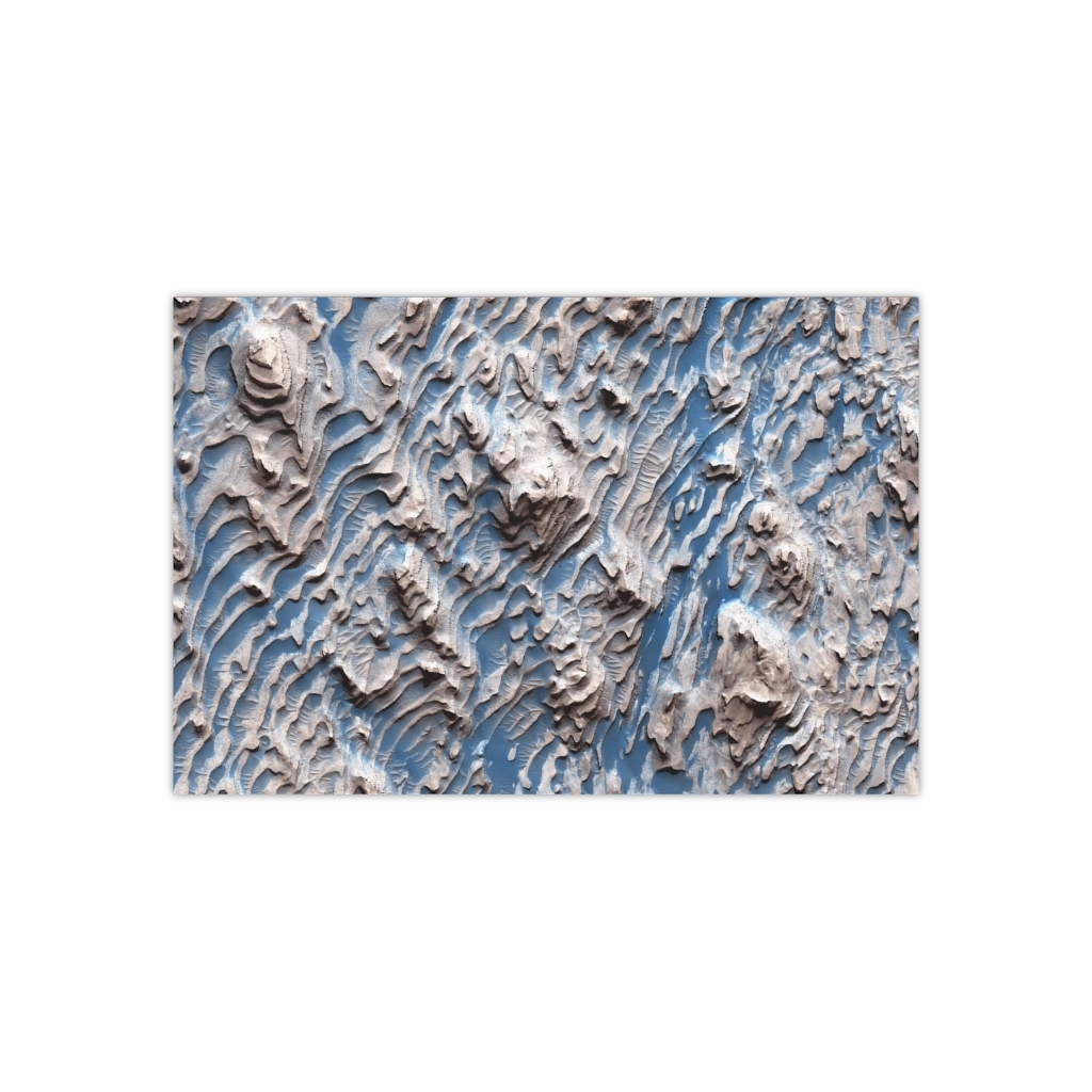 8K Mars ¦ Danielson Crater Print ¦ Satin Print (300gsm) - Image 2
