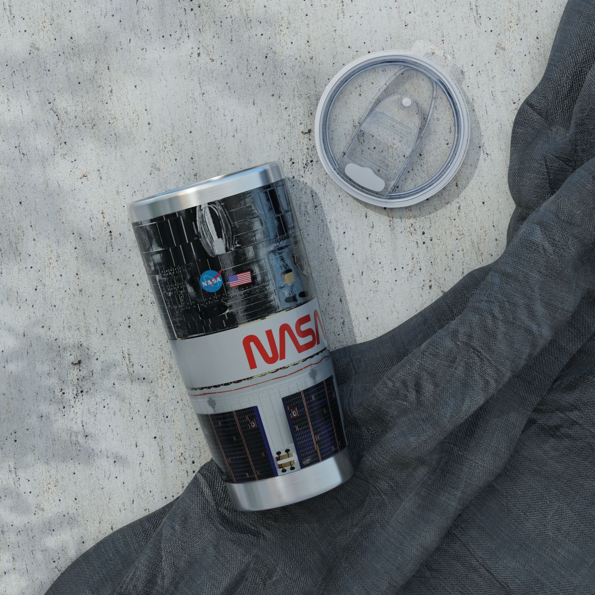 NASA Orion Space Capsule Premium 20oz Ringneck Stainless Steel Tumbler with Lid - Image 6