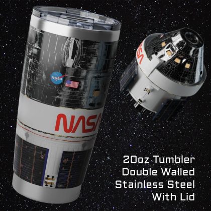 NASA Orion Space Capsule Premium 20oz Ringneck Stainless Steel Tumbler with Lid